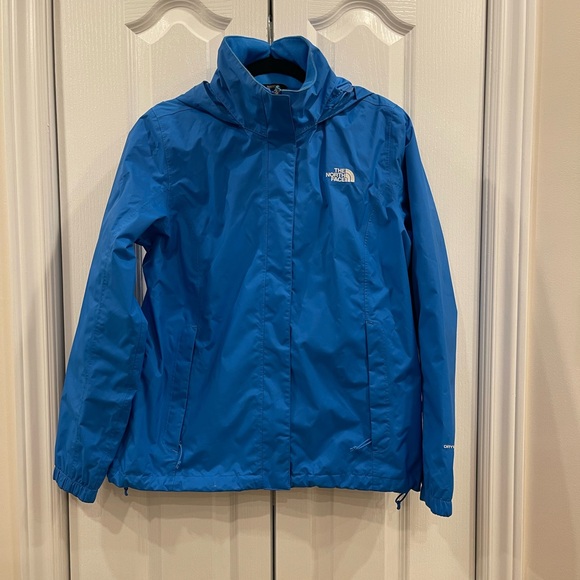 The North Face Women’s Jacket L — blue, lightweight, waterproof, breathable - Picture 1 of 5